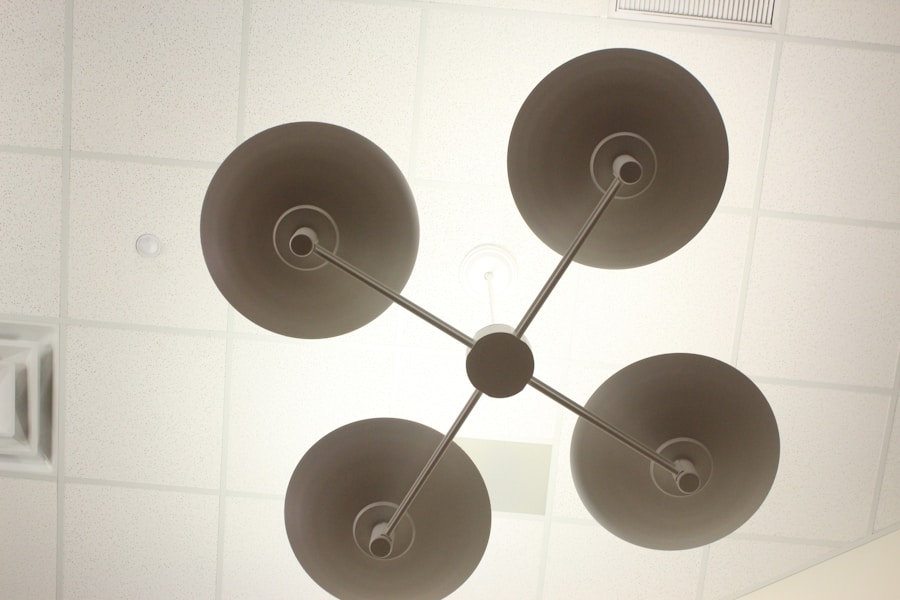 Photo "Retro mechanical style ceiling lamp"