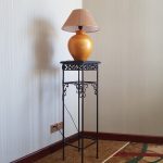 Photo Industrial style metal table lamp