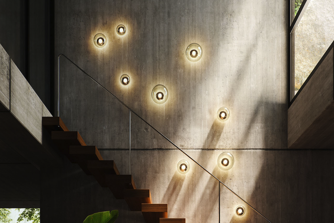 Lampe murale sphérique Dewdrop: Élégance et modernité