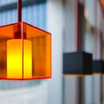 Photo acrylic pendant light