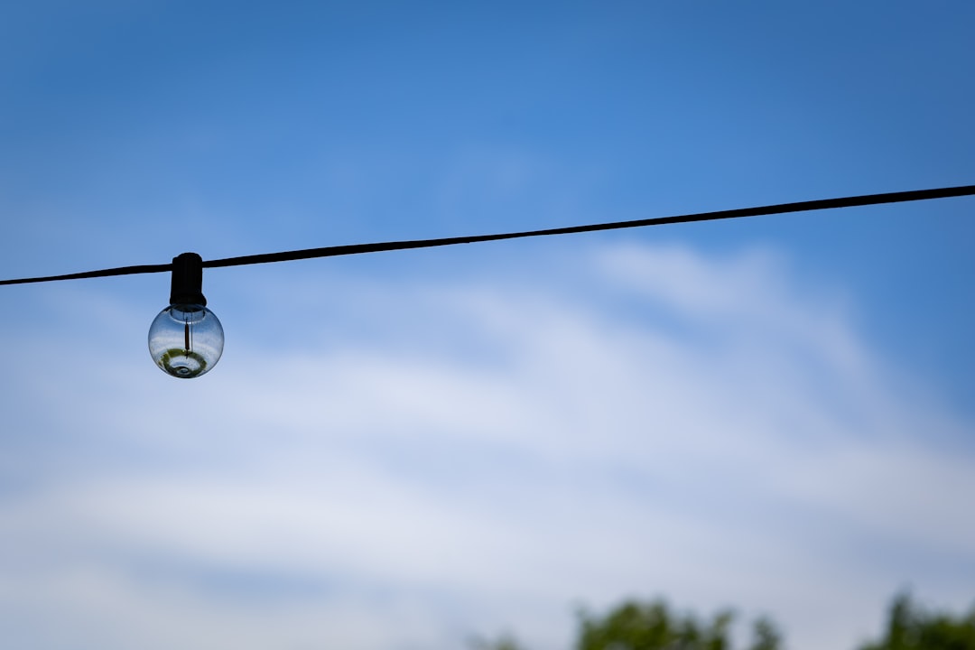 Photo outdoor hanging light