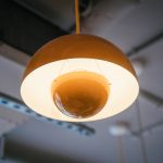 Photo terracotta pendant light